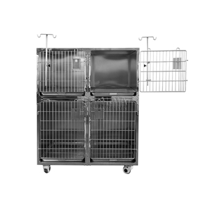 Modular Edelstahlhundkäfig
