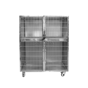 Modular Edelstahl Trockenstil Hundekäfig