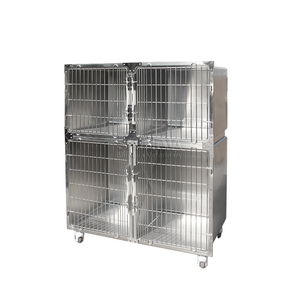 Modular Edelstahl Trockenstil Hundekäfig