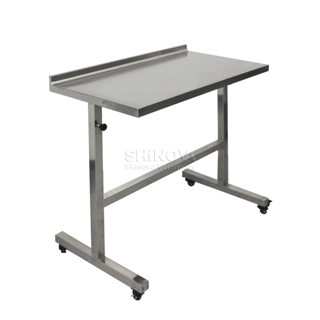Höhenverstellbare chirurgische Trolley aus rostfreiem Stahl aus rostfreiem Stahl