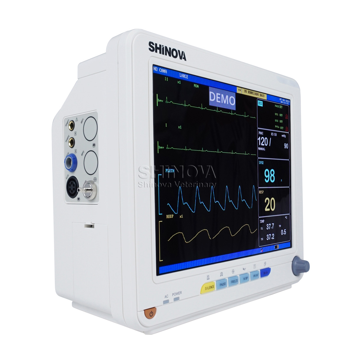 12,1-Zoll-TFT-Bildschirm-Tiermonitor mit Multiparameter