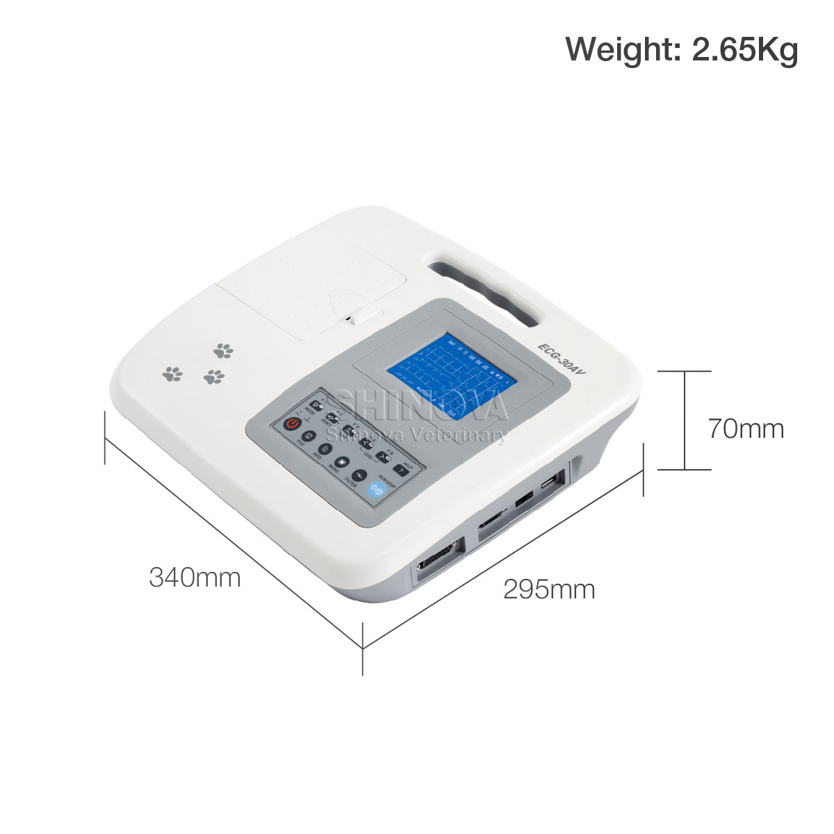 EKG-30AV_ 尺寸