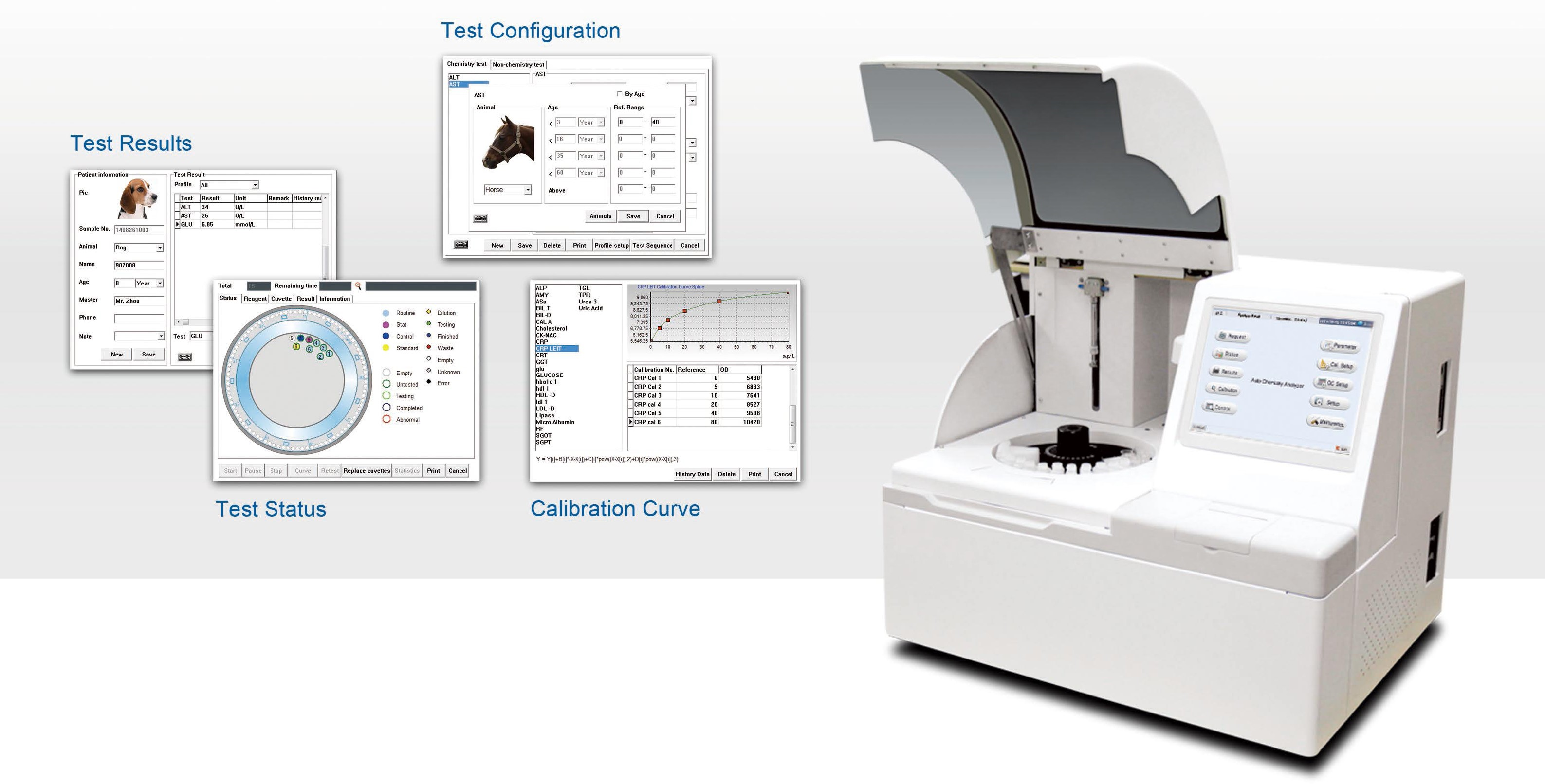 辅图Automatischer Veterinärchemie-Analysator (Chemo 120 V)